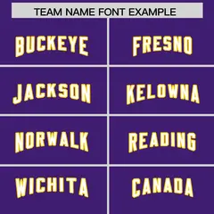 Purple Classic Style American Football Jersey 3