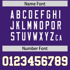 Purple Classic Style American Football Jersey 4