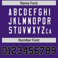 Purple Classic Style American Football Jersey 4