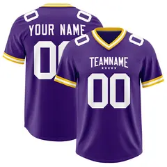 Purple Classic Style American Football Jersey 1