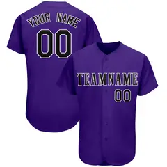 Purple Classic Style Authentic Baseball Jersey 1
