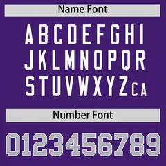 Purple Classic Style Baseball Jersey 4