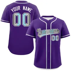 Purple Demiboy Pride Month Classic Authentic Baseball Jersey