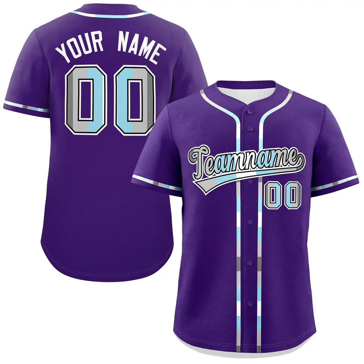 Purple Demiboy Pride Month Classic Authentic Baseball Jersey