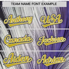 Purple Feather Fluid Pattern Varsity Letterman Jacket 3