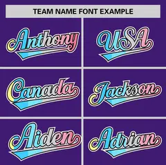 Purple Genderflux Pride Month Classic Baseball Jersey 3