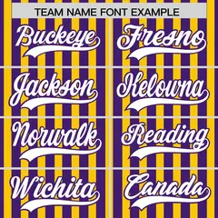 Purple Gold American Flag Graffiti Baseball Jersey 3