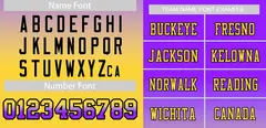 Purple Gold-Black Gradient Outdoor Football Jersey 3