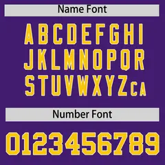 Purple Gold Classic Authentic Baseball Jersey 4