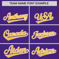 Purple Gold Color Block Varsity Full-Snap Letterman Jacket Hoodie 5