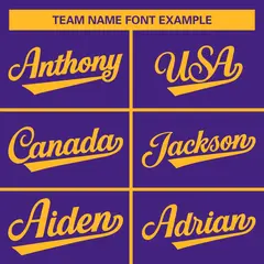 Purple Gold Full-Snap Varsity Raglan Letterman Baseball Jacket 5