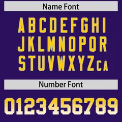 Purple Gold Gradient Sides Fashion Football Jersey 4