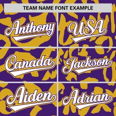 Purple Gold Leopard Graffiti Varsity Letterman Jacket 3