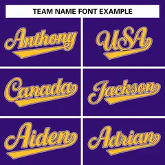 Purple Gold-Purple Raglan Full-Snap Varsity Letterman Jacket 3