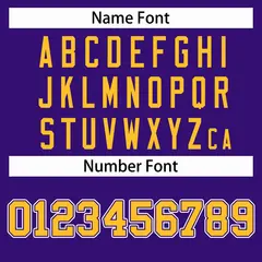 Purple Gold-Purple Raglan Full-Snap Varsity Letterman Jacket 4
