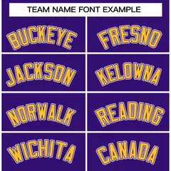 Purple Gold-Purple Raglan Full-Snap Varsity Letterman Jacket 3