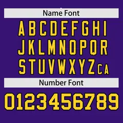 Purple Gold Raglan Sleeves Authentic Baseball Jersey 4