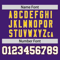 Purple Gold Raglan Sleeves Authentic Baseball Jersey 4