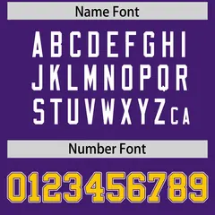 Purple Gold Raglan Sleeves Authentic Football Jersey 4