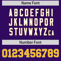 Purple Gold Reversible Raglan Sleeves Baseball Jersey 8