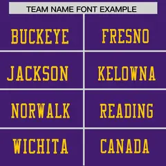 Purple Gold Shoulder Star Pattern Flag Football Jersey 3