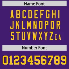 Purple Gold Shoulder Star Pattern Flag Football Jersey 4