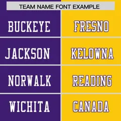 Purple Gold Split Two Tone Authentic Football Jersey 3
