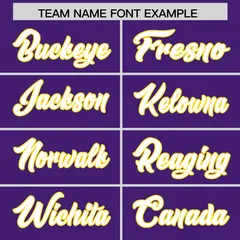 Purple Gold Star Pattern Raglan Sleeves Football Jersey 3
