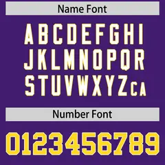 Purple Gold Star Pattern Raglan Sleeves Football Jersey 4