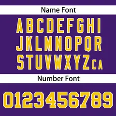 Purple Gold Stripe Raglan Authentic Baseball Jersey 4