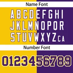 Purple Gold Stripe-Solid Combo Authentic Baseball Jersey 4