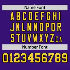 Purple Gold Thorns Ribbed Authentic Classic Baseball Jersey 4