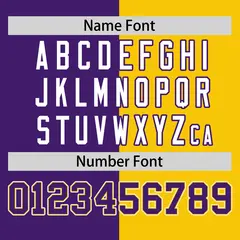 Purple Gold Two Tone Striped Authentic Baseball Jersey 4