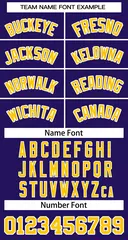 Purple Gold-White Classic Basketball Jersey 2