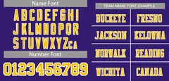 Purple Gold-White Classic Mesh Authentic Football Jersey 3