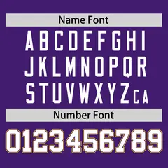 Purple Gold-White Color Block Authentic Baseball Jersey 4