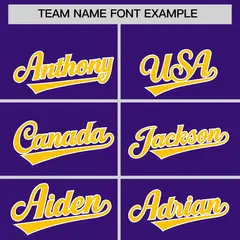 Purple Gold White Gradient Raglan Varsity Letterman Jacket 3