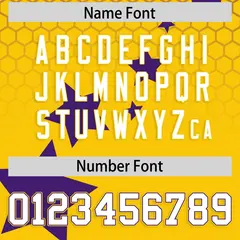 Purple Gold White Rising Stars Gradient Baseball Jersey 4