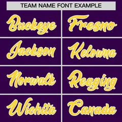 Purple Gold White Varsity Full-Snap Letterman Jacket Raglan Leather Sleeves 18