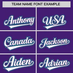 Purple Graffiti Multicolored Flames Print Baseball Jersey 3