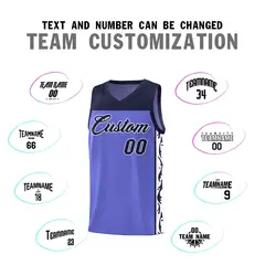 Purple Graffiti Side Pattern Basketball Jersey 4