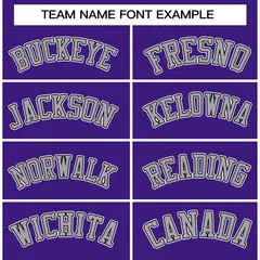 Purple Gray-Black Classic Varsity Full-Snap Letterman Jacket 3