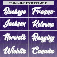 Purple Gray Gradient Authentic Outdoor Football Jersey 3