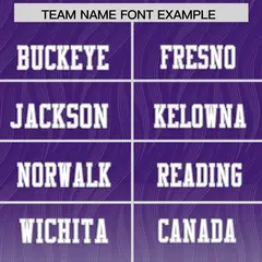 Purple Gray Gradient Outdoor Fashion Flag Football Jersey 3