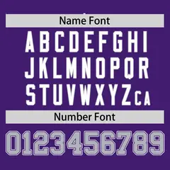 Purple Gray Half Stripe Authentic Baseball Jersey 4