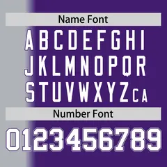 Purple Gray Pinstripe Gradient Baseball Jersey 4