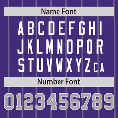 Purple Gray Pinstripe Two-tone Side Baseball Jersey 4