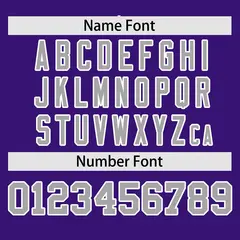 Purple Gray Raglan Sleeves Authentic Baseball Jersey 4