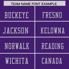 Purple Gray Shoulder Star Pattern Flag Football Jersey 3