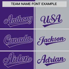 Purple Gray Split Coconut Tree Design Baseball Jersey 3
